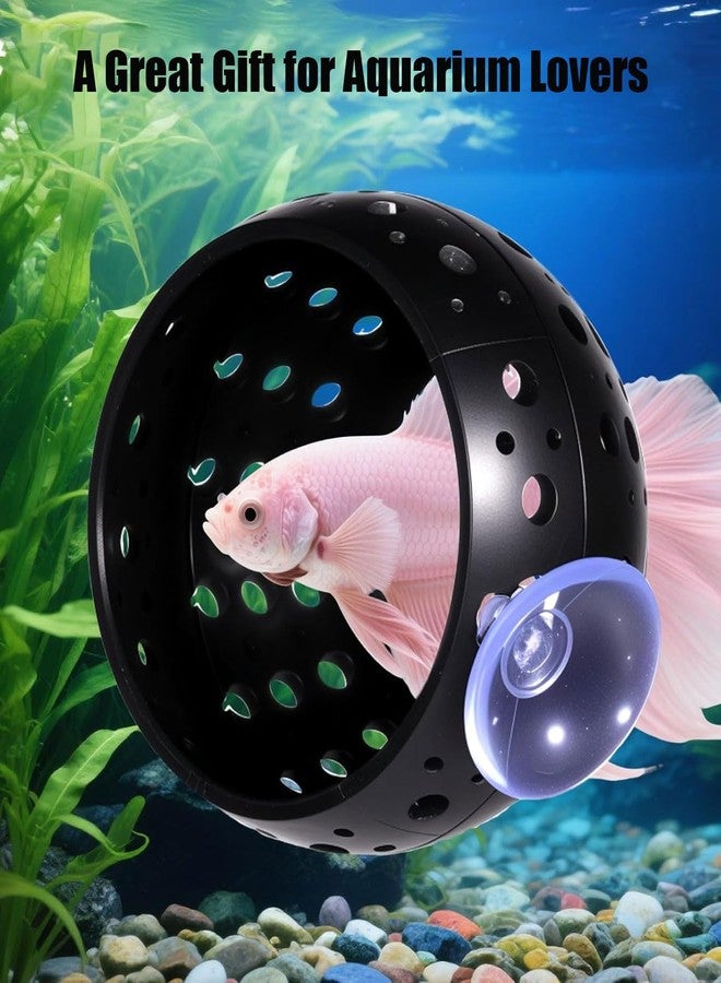 KINGYEENUO Betta Tunnel, Betta Fish Toys, Aquarium Fish Hideout with Suction Cups, Shrimp Cave Decor for Shrimp, Guppies - Safe Play & Resting Area for Bettas, Tank Accessories, a Set - Image 5
